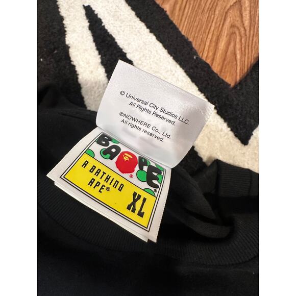 BAPE x E.T. Baby Milo Long-Sleeve Tee – Black XL – Lightly Used - Picture 8 of 12